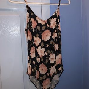 Floral body suit